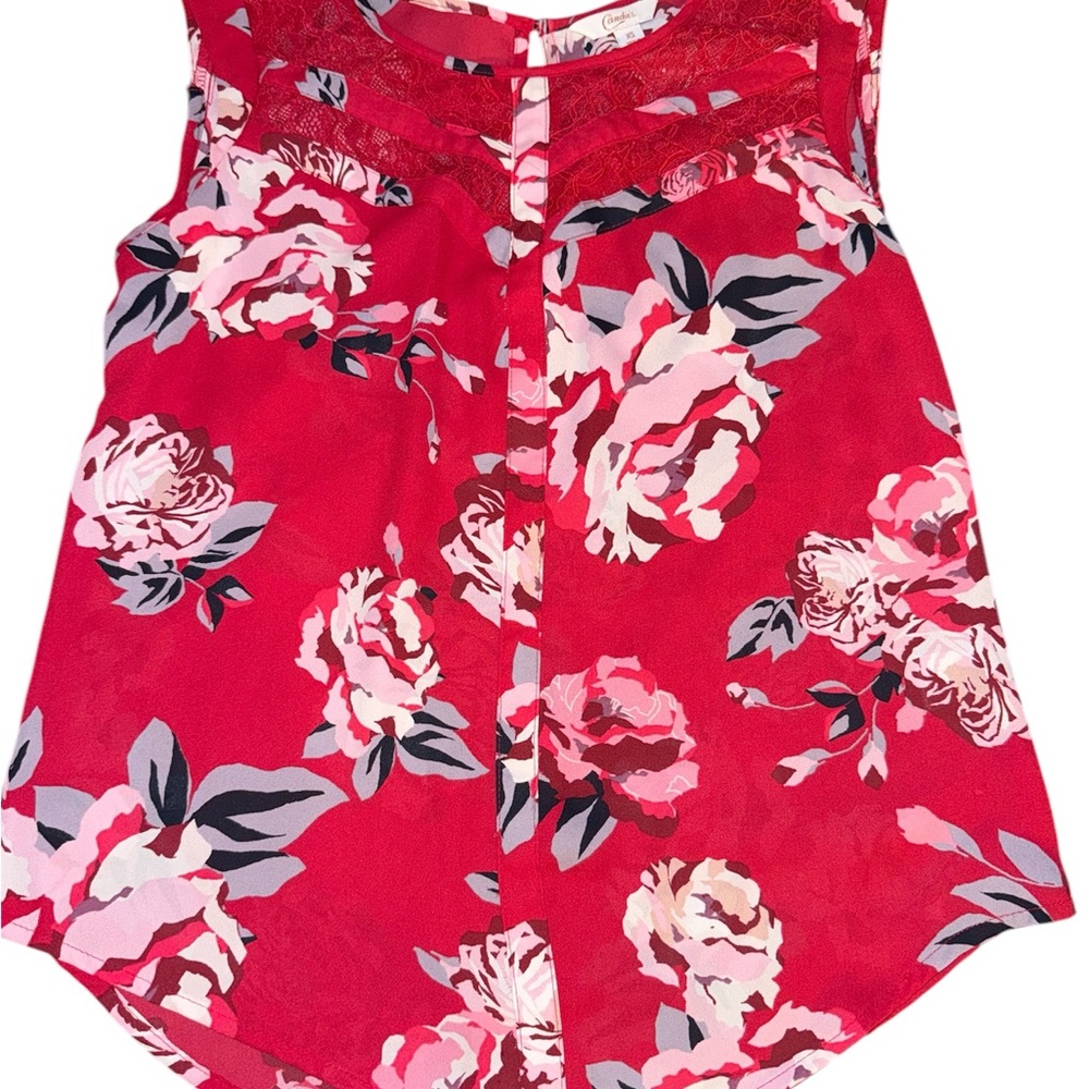 Floral Sleeveless Top
